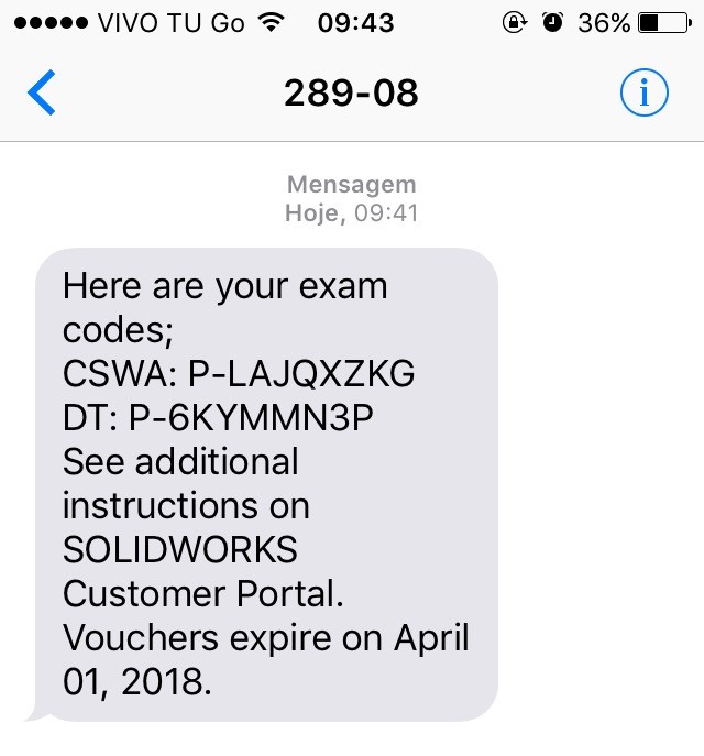 Como solicitar cupons FREE para as certificações CSWA e CSWP da SOLIDWORKS