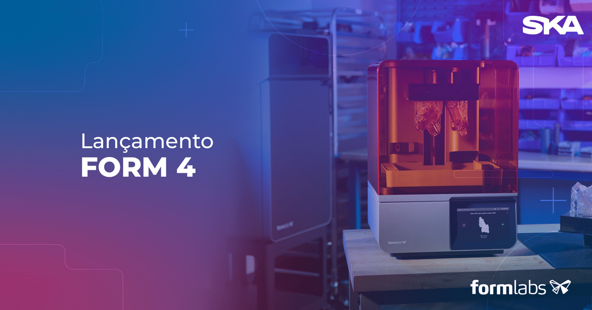 LANÇAMENTO: Mais velocidade e precisão com a impressora 3D Form 4, da Formlabs