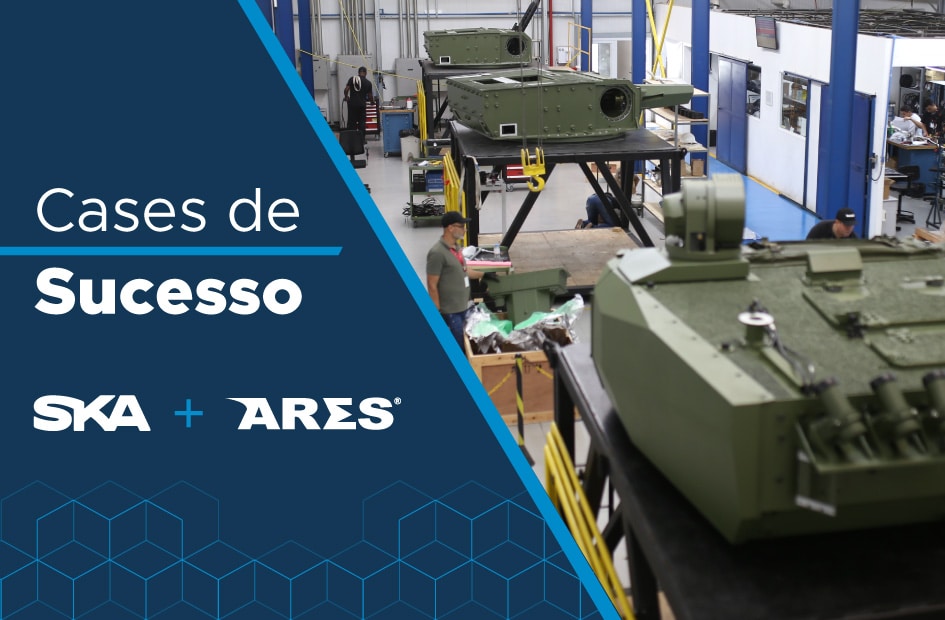 Ares Aeroespacial melhora 17% do seu tempo de produção com solução MES da SKA