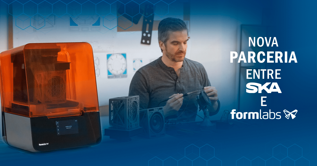 SKA anuncia parceria com fabricante de impressoras 3D Formlabs