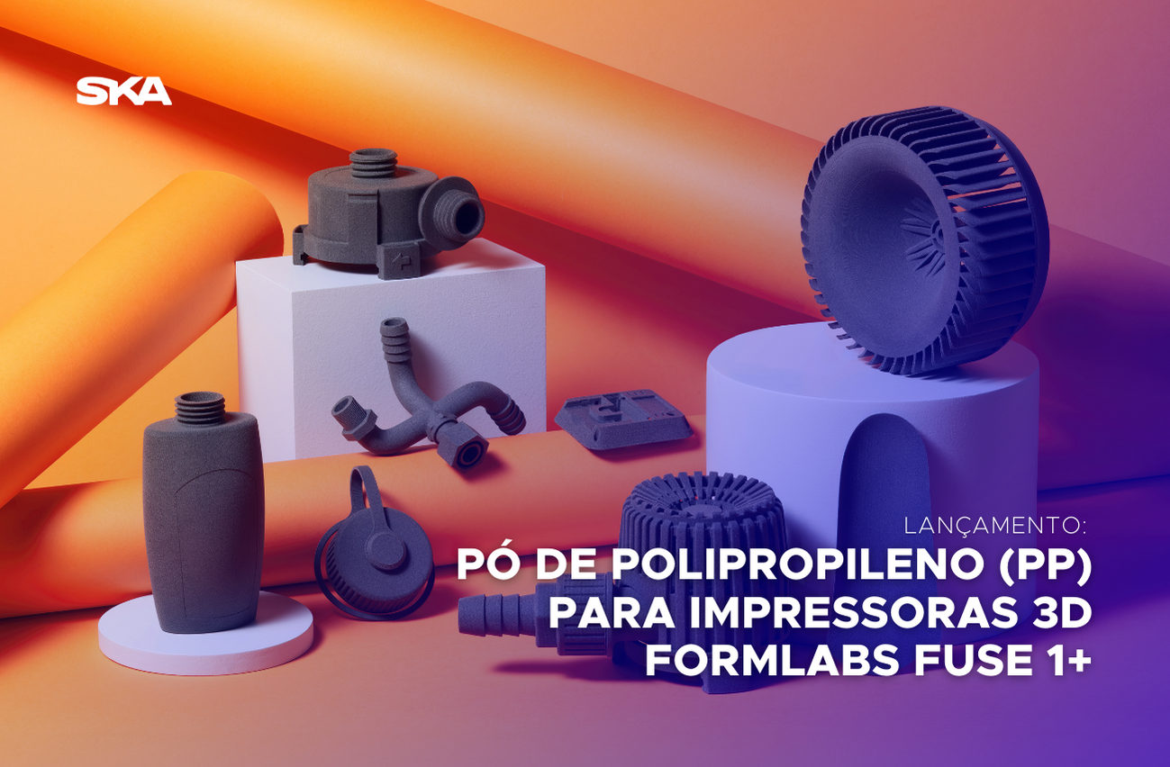 LANÇAMENTO: Pó de Polipropileno (PP) para impressoras 3D FORMLABS FUSE 1+