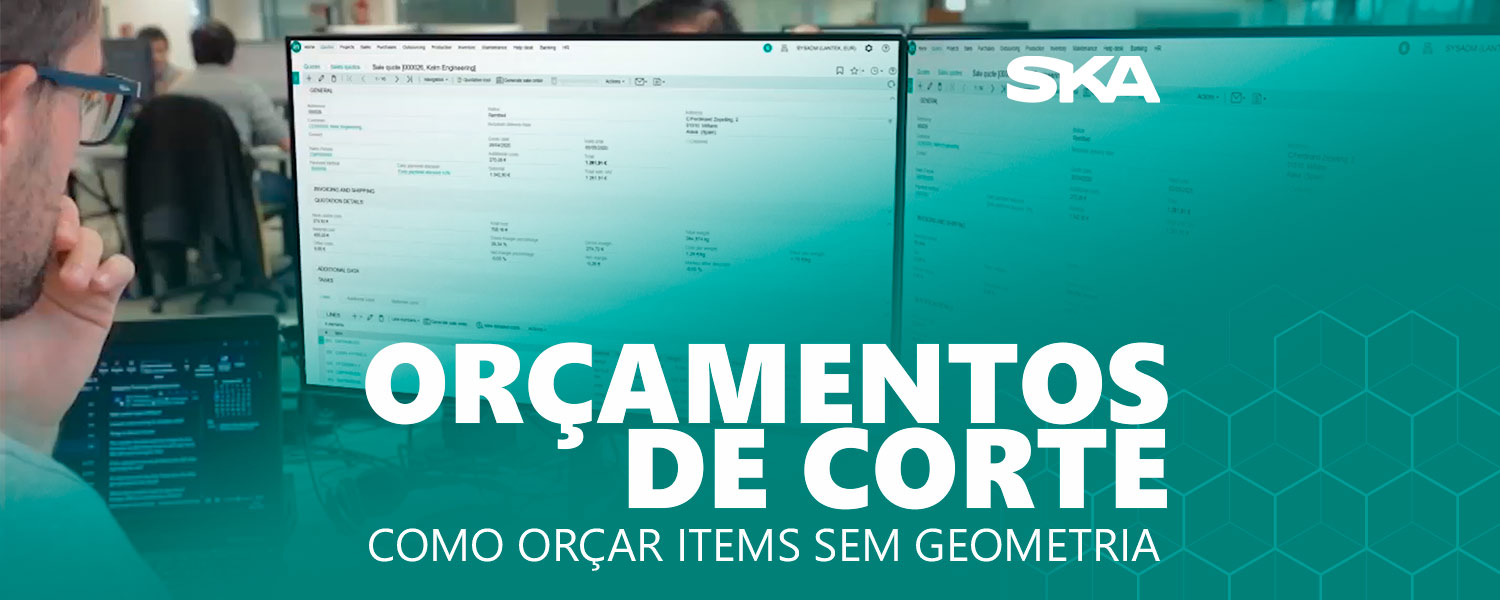 Orçamentos de corte: Como orçar itens sem geometria?