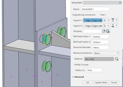 SIMULIA Abaqus: como funciona a pré-carga de parafusos em aplicações industriais para validação do projeto empregando FEA
