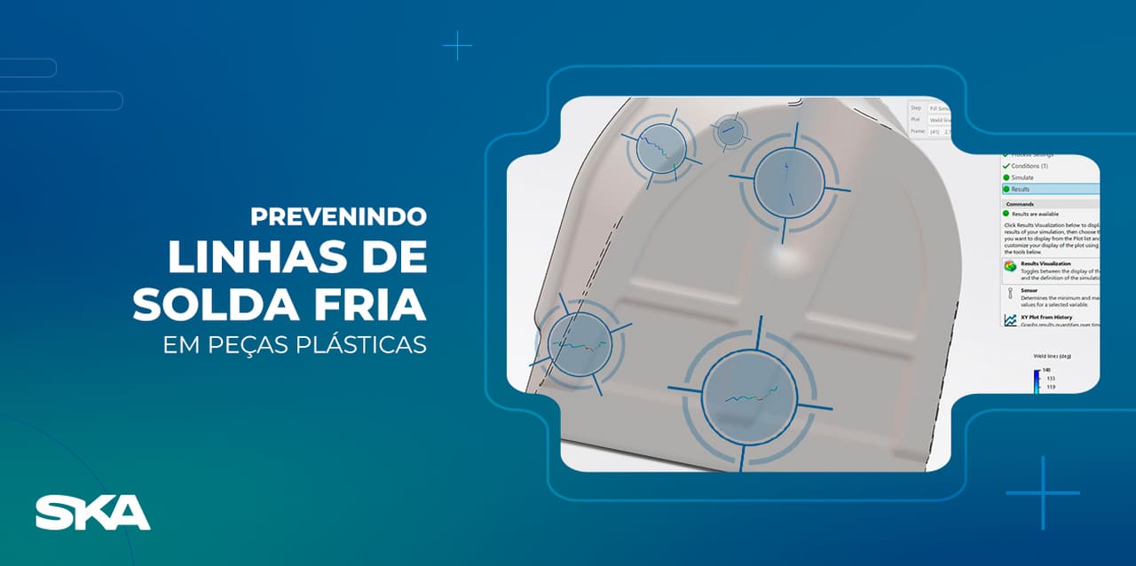 Simulação é solução para prevenir linha de solda fria em peças plásticas 