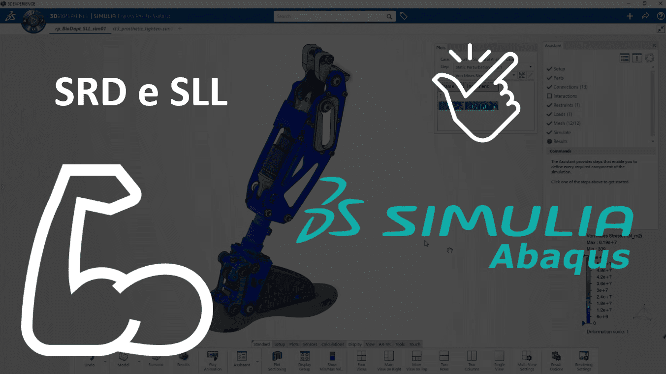 Potência do Abaqus com interface intuitiva, acessível e disruptiva? Conheça as soluções SIMULIA SRD e SLL