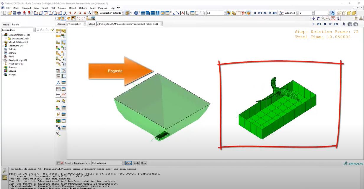 Analisando partículas discretas com o SIMULIA Abaqus