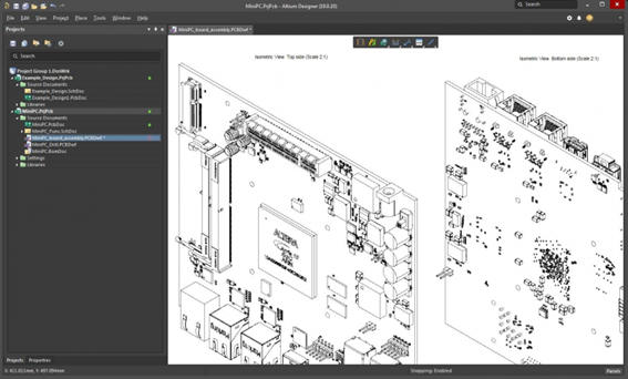 Draftsman placa de circuito impresso Altium Designer
