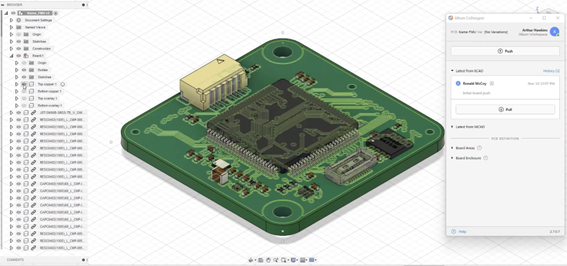 MCAD placa de circuito impresso Altium Designer