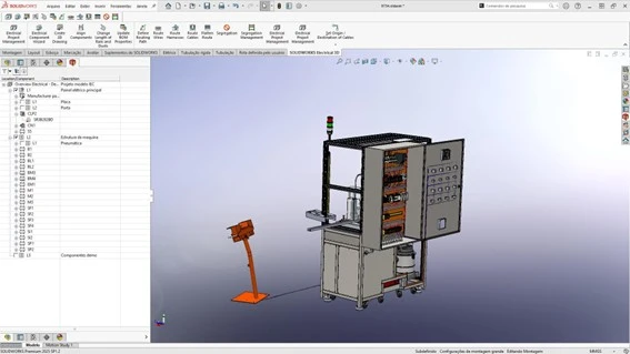 Imagem ilustrativa sobre layout de distribuição