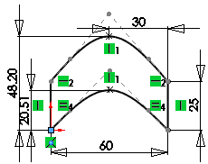 esboços do desenho técnico mecânico