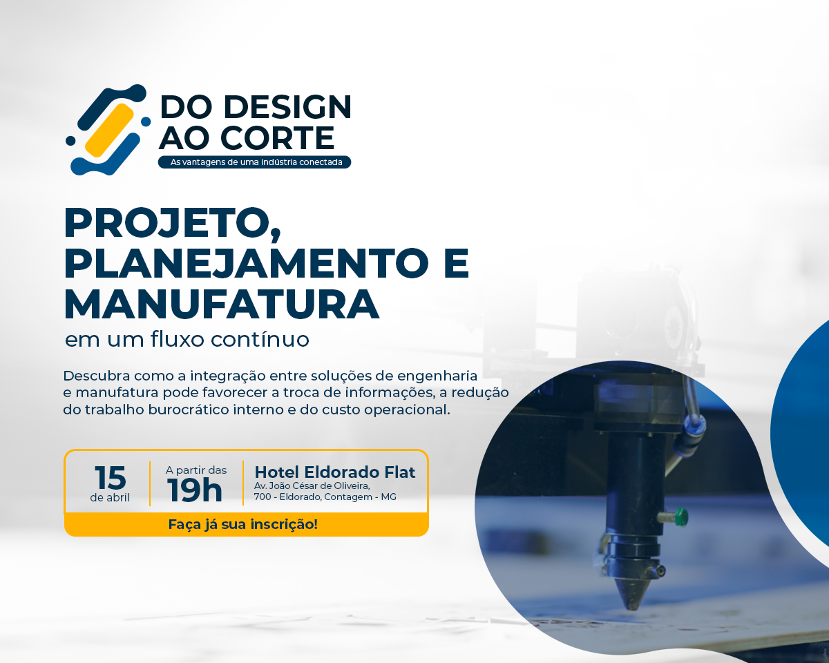 Evento da SKA em Contagem/MG abordará as vantagens de uma indústria conectada, da etapa de design ao corte