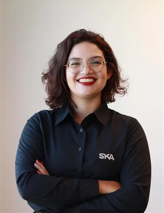 Foto da técnica em SOLIDWORKS Electrical Samara Machado