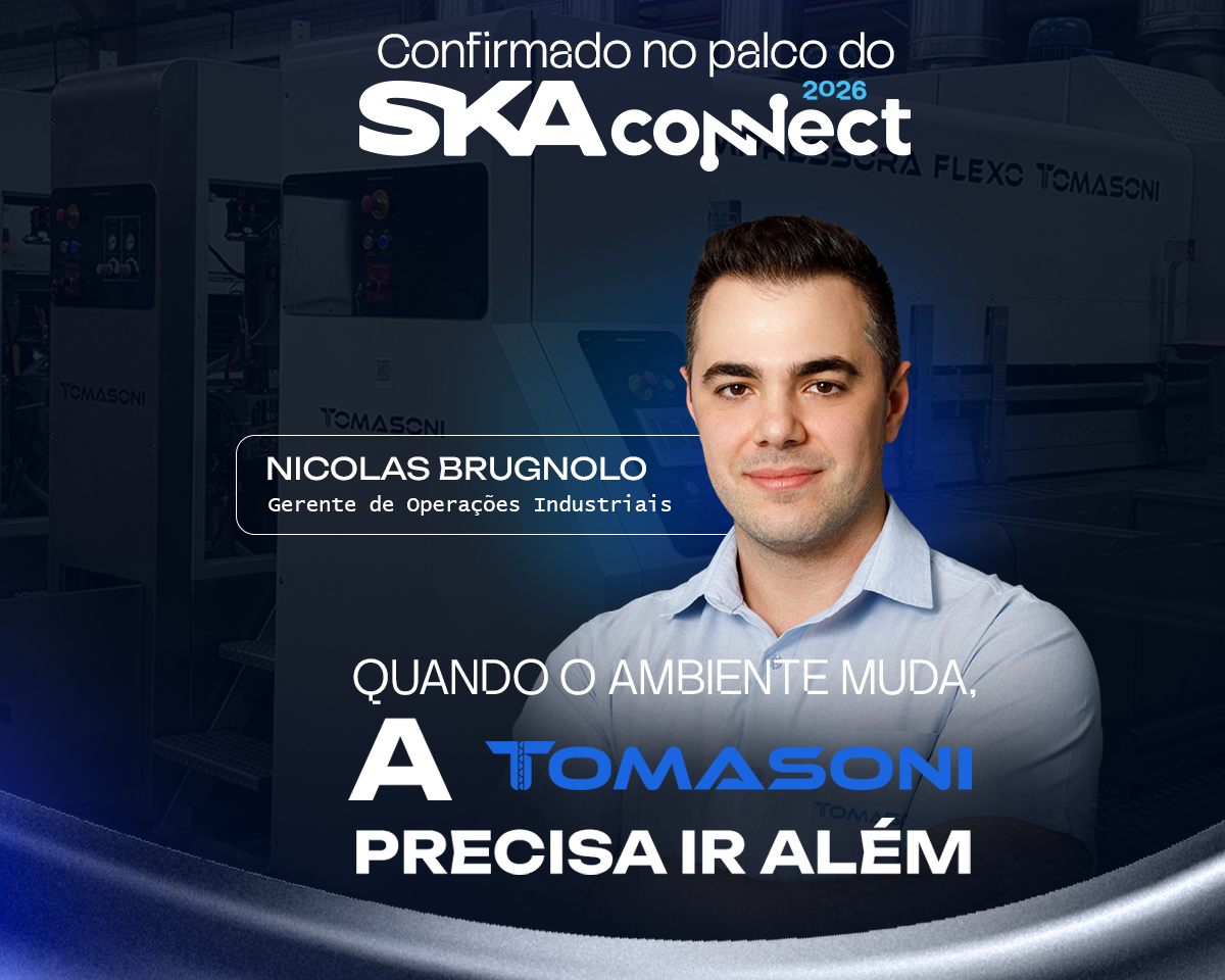 Tomasoni confirma presença no SKA Connect 2026 com case de transformação industrial