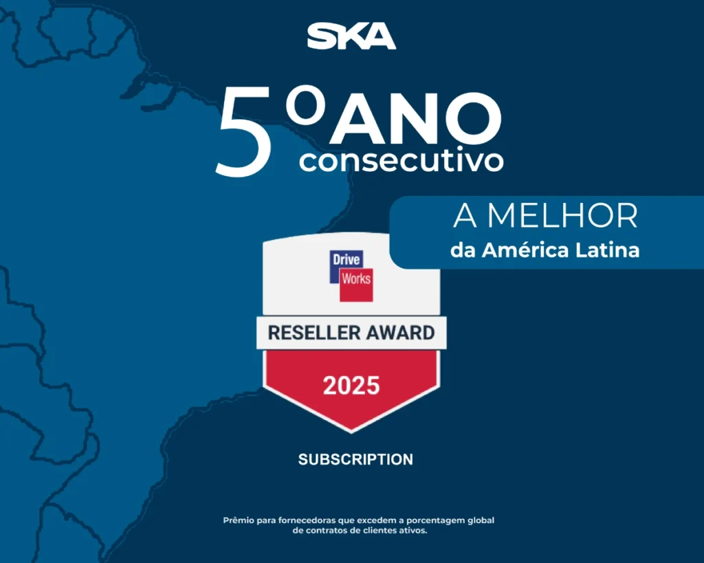 Pela quinta vez, SKA recebe prêmio de melhor fornecedora de DriveWorks da América Latina
