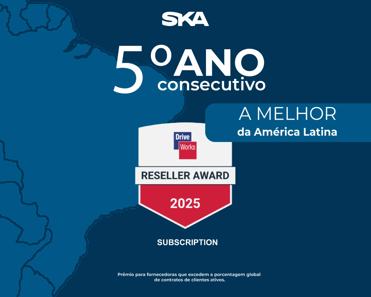 Pela quinta vez, SKA recebe prêmio de melhor fornecedora de DriveWorks da América Latina