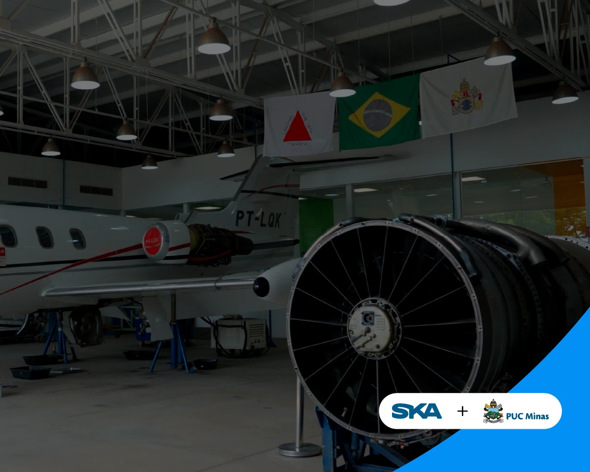 PUC Minas transforma ensino de Engenharia Aeronáutica com ecossistema SKA