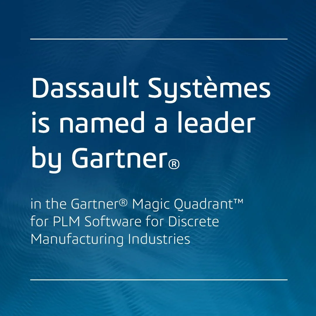 Gartner reconheceu a Dassault Systèmes como líder no Magic Quadrant for PLM Software in Discrete Manufacturing Industries